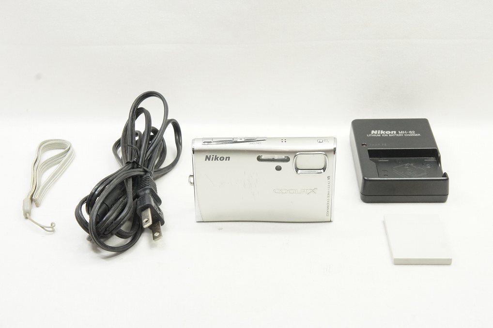 訳あり品 Nikon ニコン COOLPIX S51 コンパクトデジタルカメラ シルバー 250412g