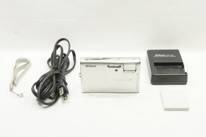 訳あり品 Nikon ニコン COOLPIX S51 コンパクトデジタルカメラ シルバー 250412g