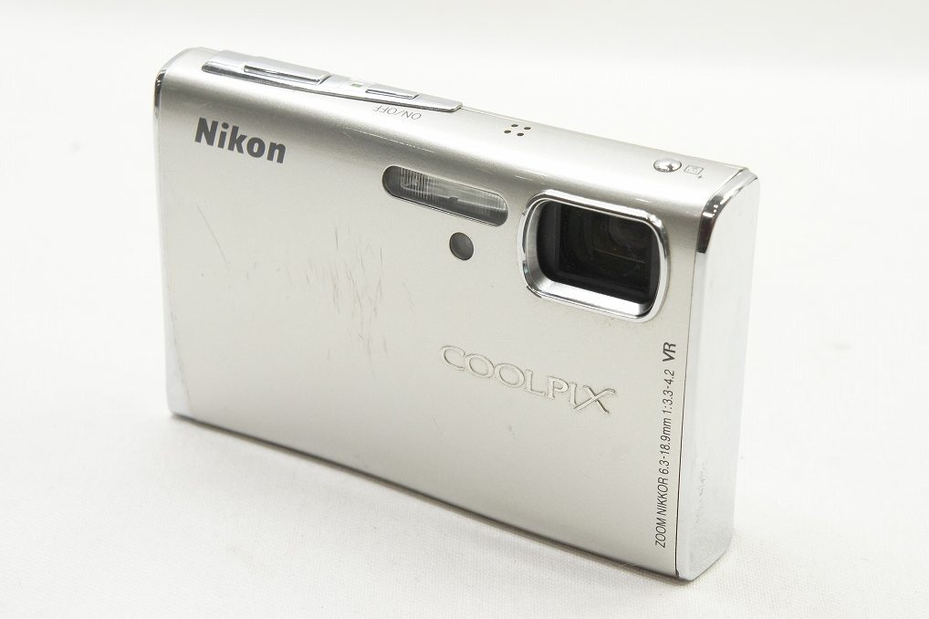 訳あり品 Nikon ニコン COOLPIX S51 コンパクトデジタルカメラ シルバー 250412g