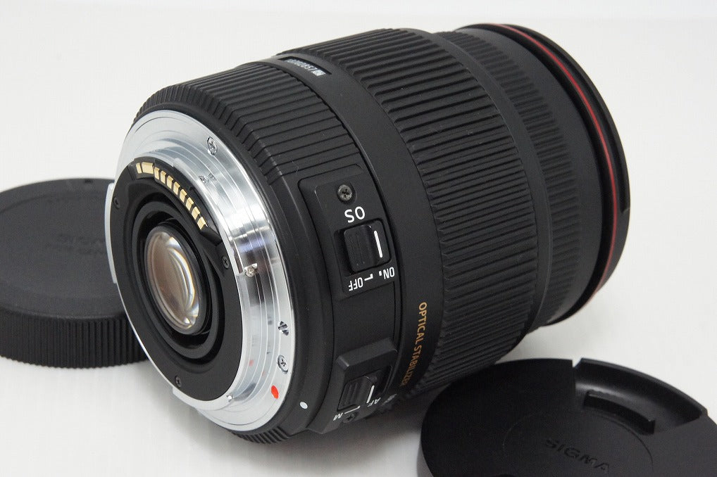 美品 SIGMA シグマ 18-200mm F3.5-6.3 II DC OS HSM APS-C Canon キヤノン EFマウント ズームレンズ フード付 260414t