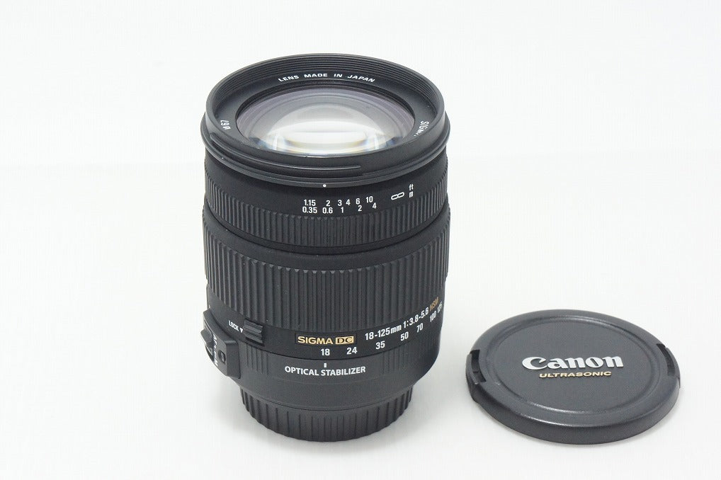 SIGMA シグマ 18-125mm F3.8-5.6 DC OS HSM AFレンズ Canon キヤノン EFマウント APS-C 261006r