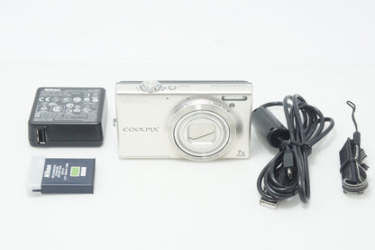 Nikon ニコン COOLPIX S6100 コンパクトデジタルカメラ シャンパンシルバー 261006f