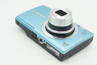 Canon キヤノン PowerShot A2400 IS コンパクトデジタルカメラ ブルー 260304e