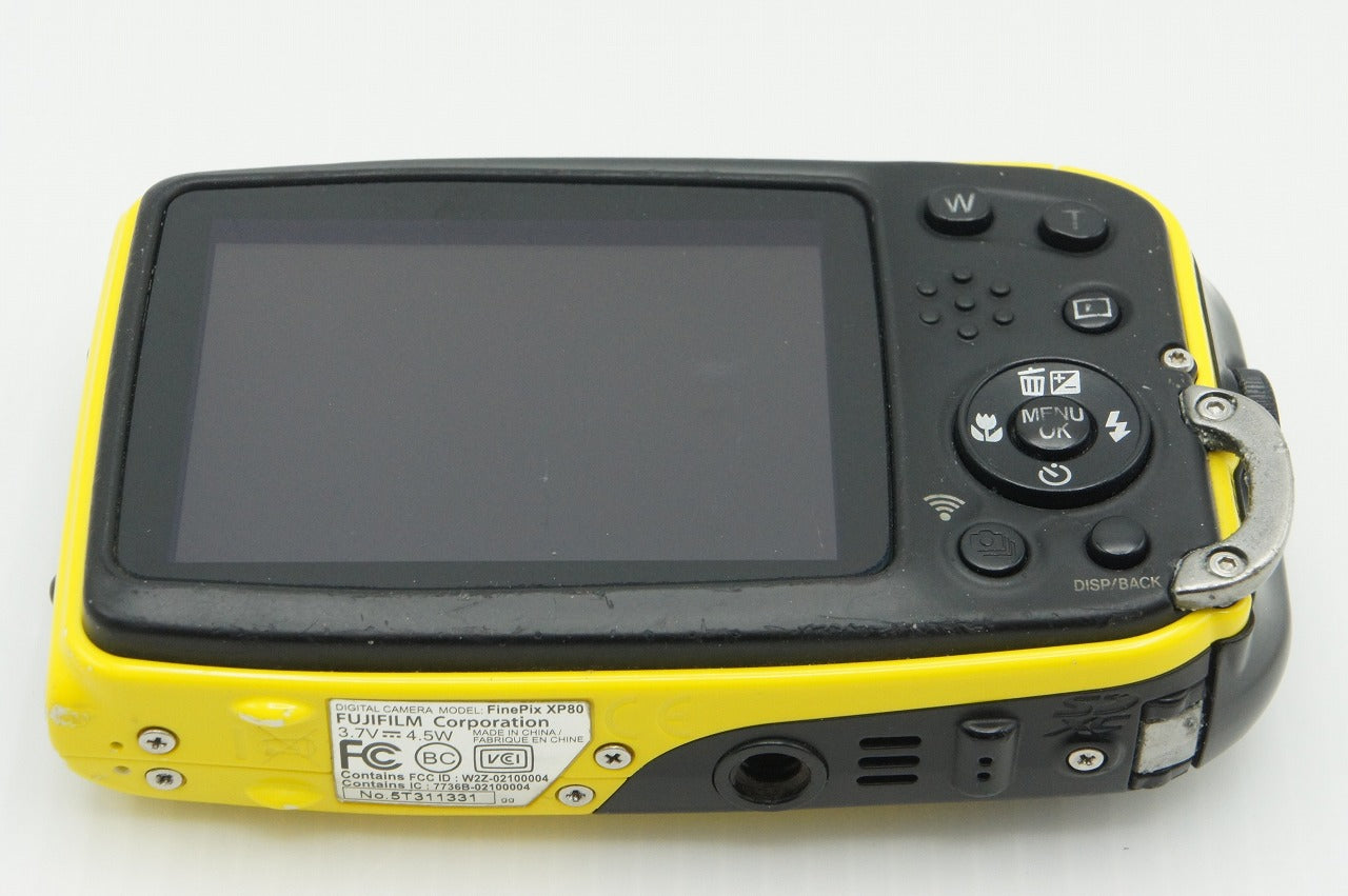 FUJIFILM フジフィルム FinePix XP80 コンパクトデジタルカメラ イエロー 260304t