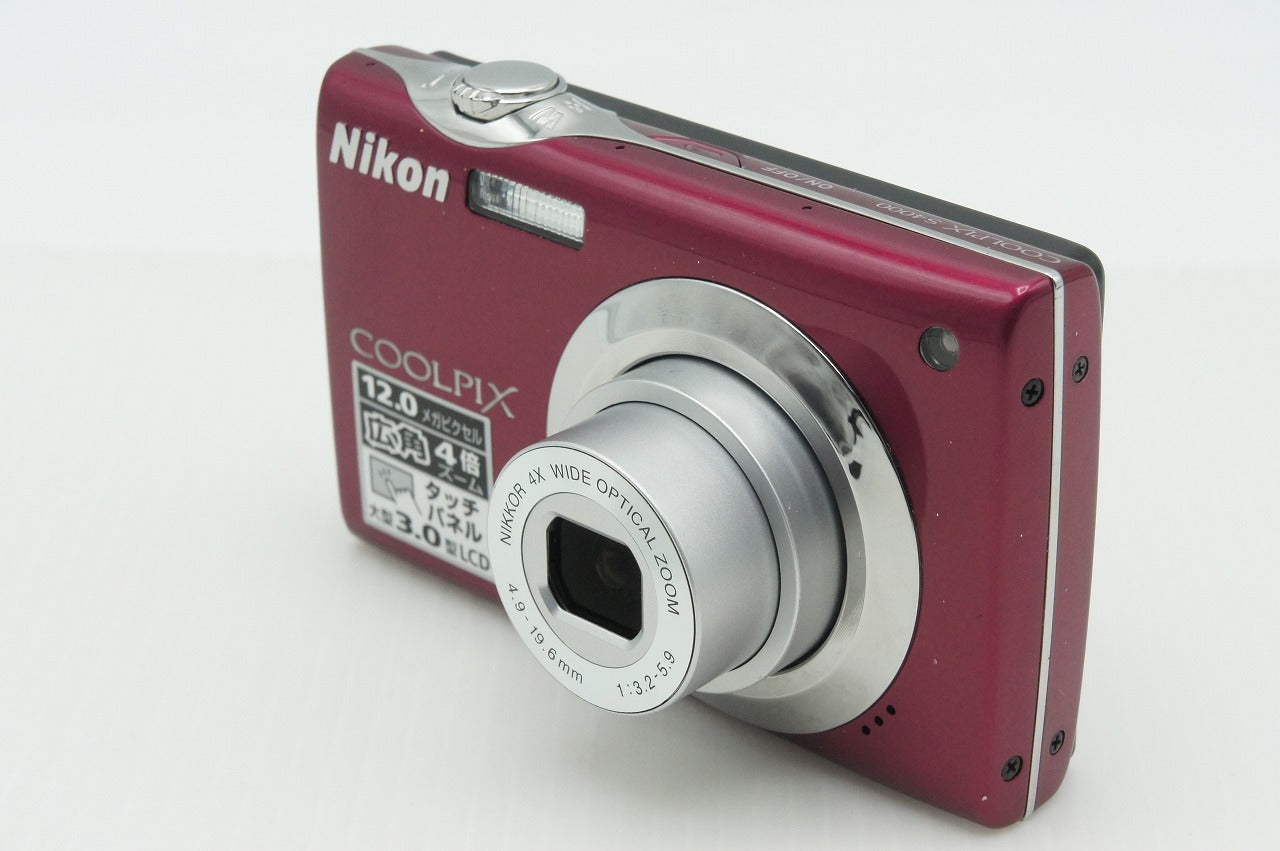美品 Nikon ニコン COOLPIX S4000 コンパクトデジタルカメラ ルビーレッド 260306s