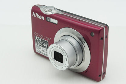 美品 Nikon ニコン COOLPIX S4000 コンパクトデジタルカメラ ルビーレッド 260306s