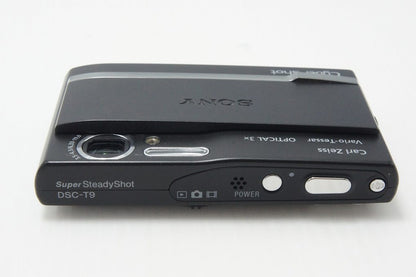 良品 SONY ソニー Cyber-shot DSC-T9 コンパクトデジタルカメラ ブラック 261008o