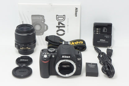 Nikon ニコン D40 + AF-S 18-55mm GII レンズキット デジタル一眼レフカメラ 261002f