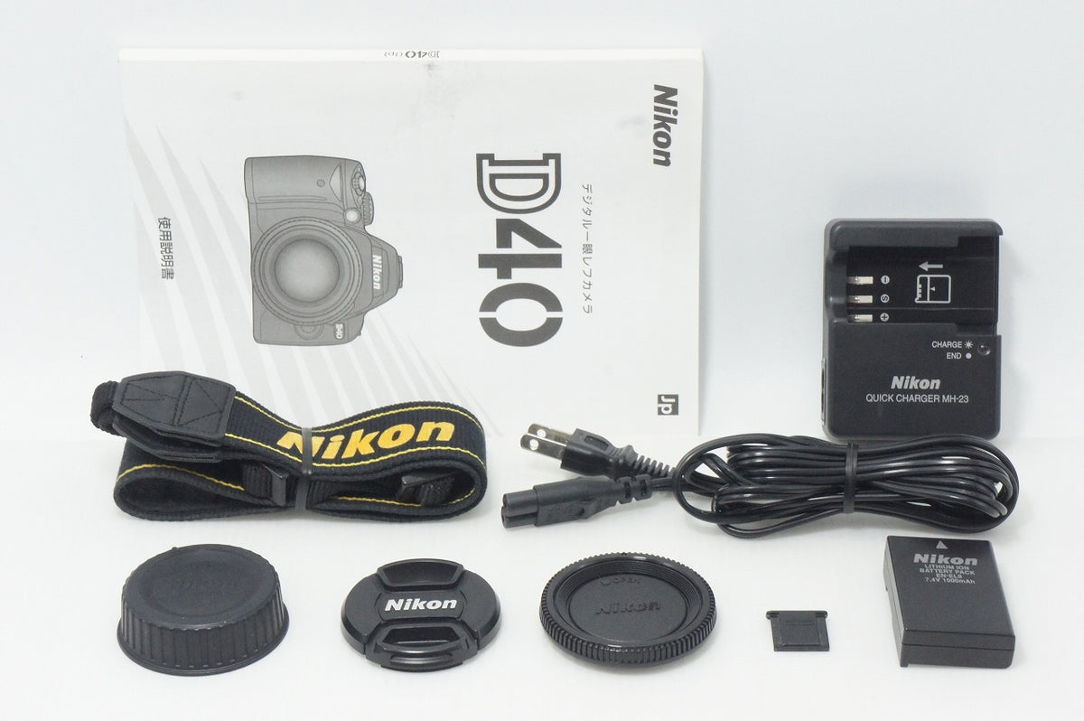 Nikon ニコン D40 + AF-S 18-55mm GII レンズキット デジタル一眼レフカメラ 261002f