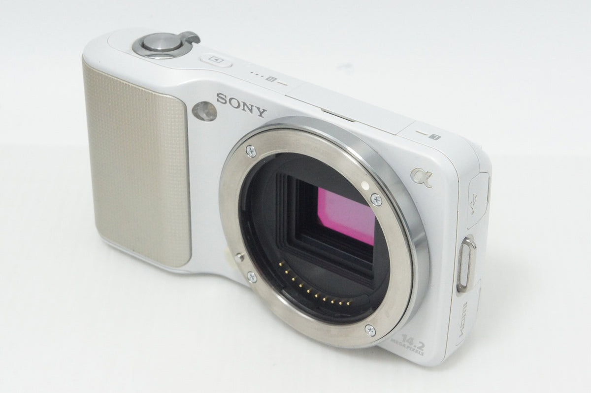 良品 SONY ソニー NEX-3 ボディ ミラーレス一眼カメラ ホワイト 261006o