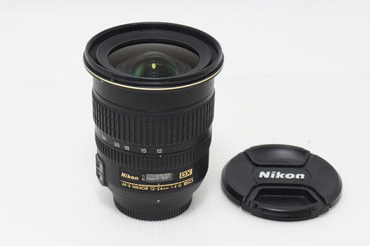 美品 Nikon ニコン AF-S DX ZOOM NIKKOR 12-24mm F4G IF ED APS-C ズームレンズ 260414z