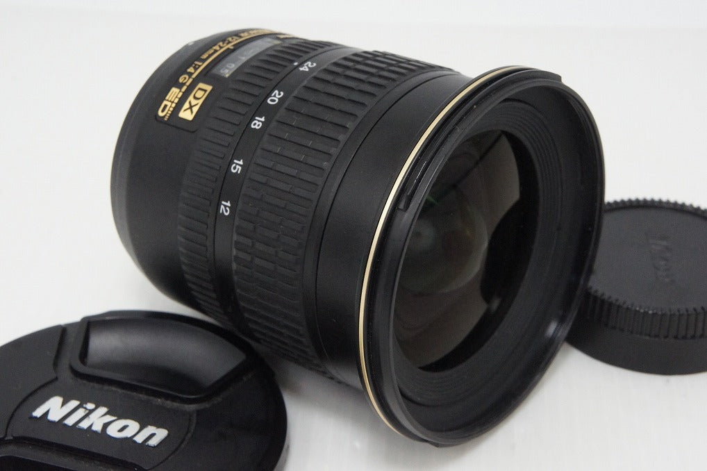 美品 Nikon ニコン AF-S DX ZOOM NIKKOR 12-24mm F4G IF ED APS-C ズームレンズ 260414z