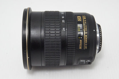 美品 Nikon ニコン AF-S DX ZOOM NIKKOR 12-24mm F4G IF ED APS-C ズームレンズ 260414z