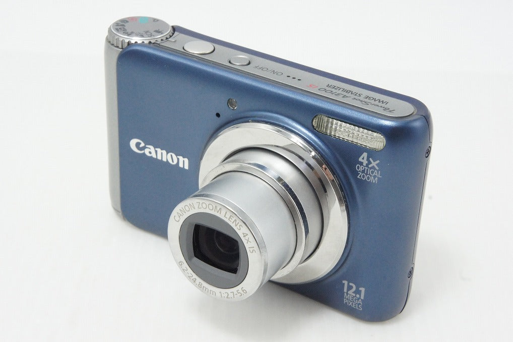 良品 Canon キヤノン PowerShot A3100 IS コンパクトデジタルカメラ ブルー 元箱付 260508z