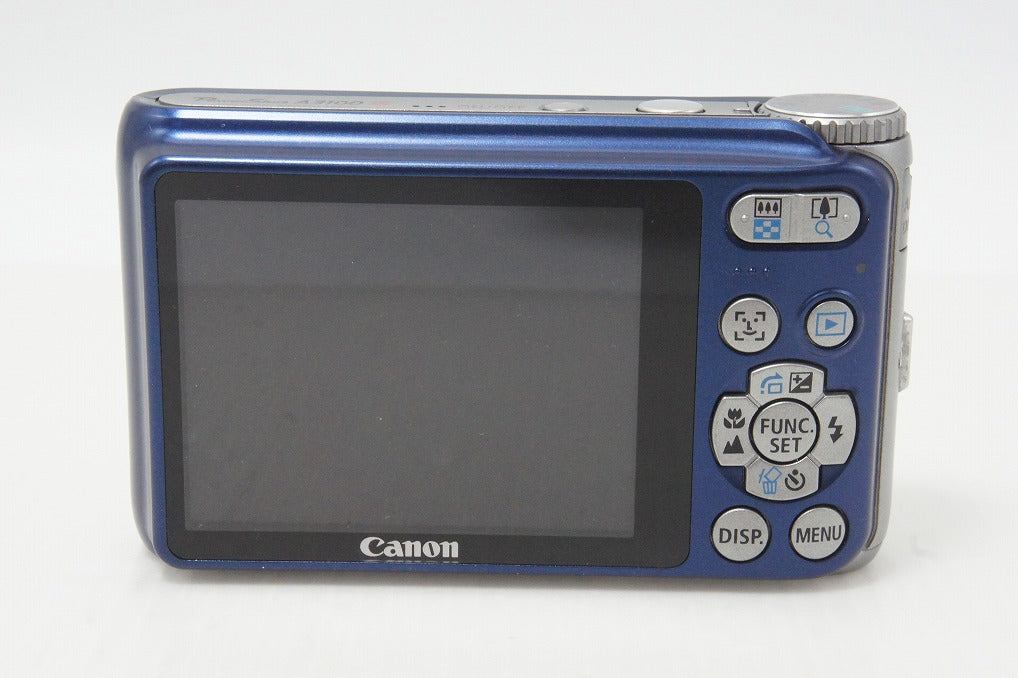 良品 Canon キヤノン PowerShot A3100 IS コンパクトデジタルカメラ ブルー 元箱付 260508z