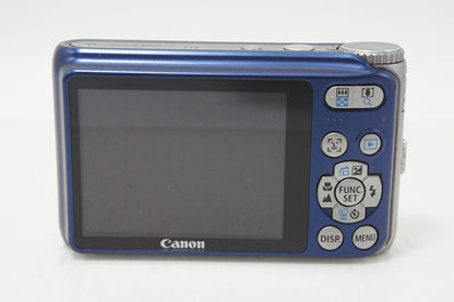 良品 Canon キヤノン PowerShot A3100 IS コンパクトデジタルカメラ ブルー 元箱付 260508z