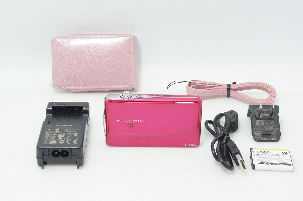 Excellent condition FUJIFILM FinePix Z900EXR Compact Digital Camera Pink with Case 260612ae