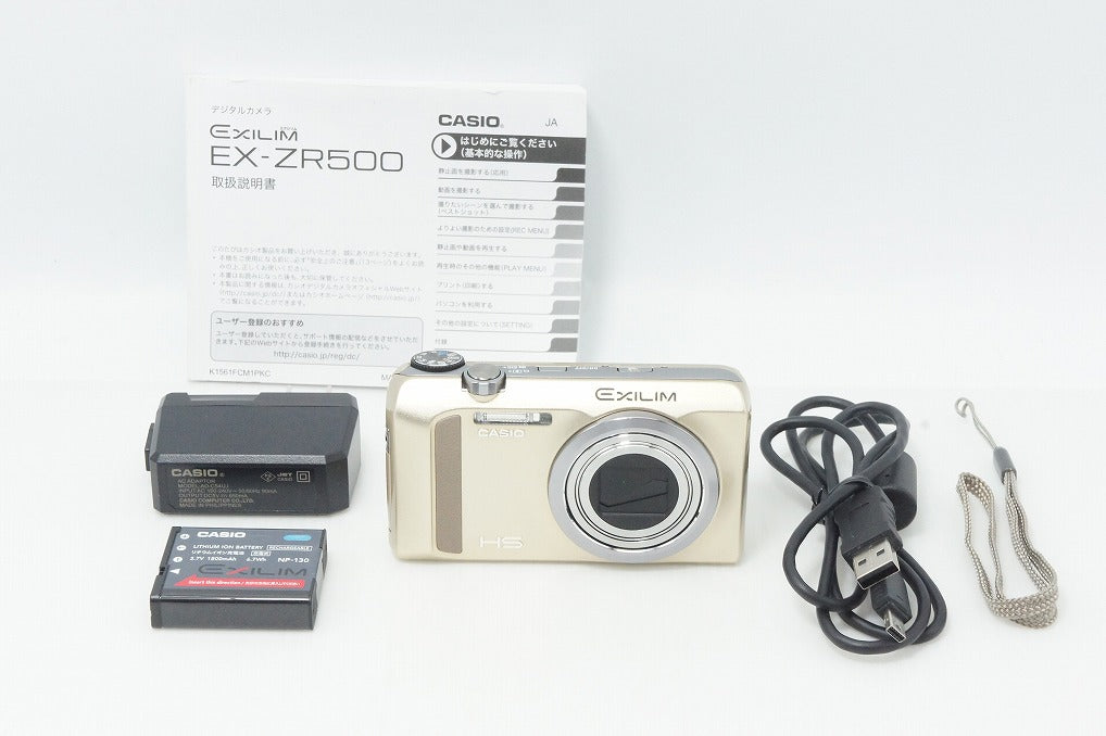 Excellent Condition CASIO HIGH SPEED EXILIM EX-ZR500 Compact