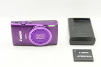 美品 Canon キヤノン IXY 630 コンパクトデジタルカメラ パープル 240412d