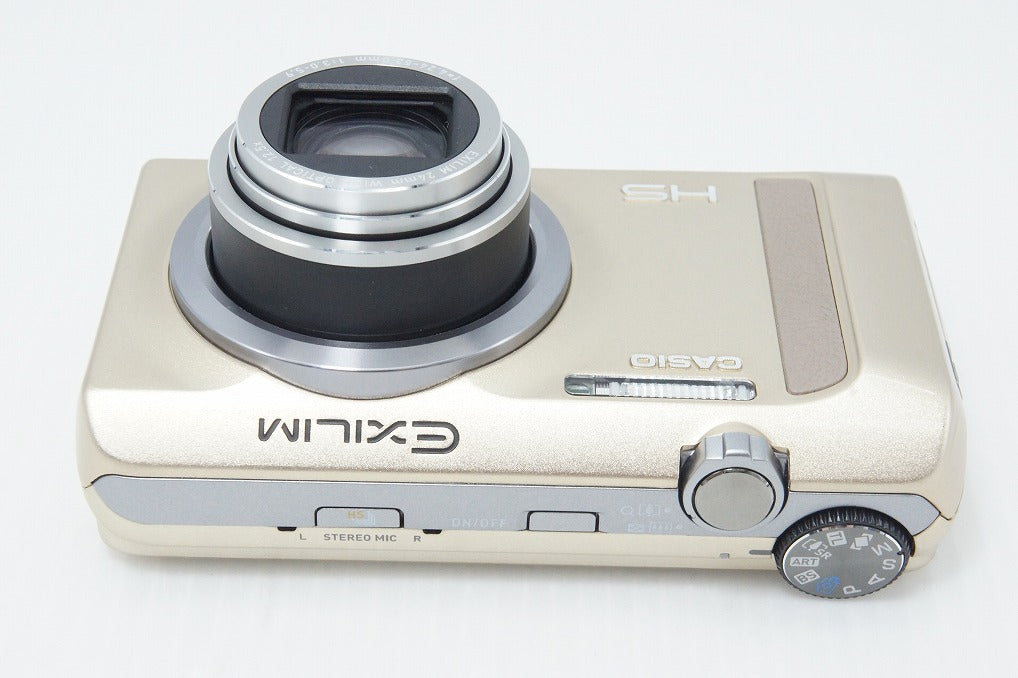 美品 CASIO カシオ HIGH SPEED EXILIM EX-ZR500 コンパクトデジタルカメラ ゴールド 260612ac