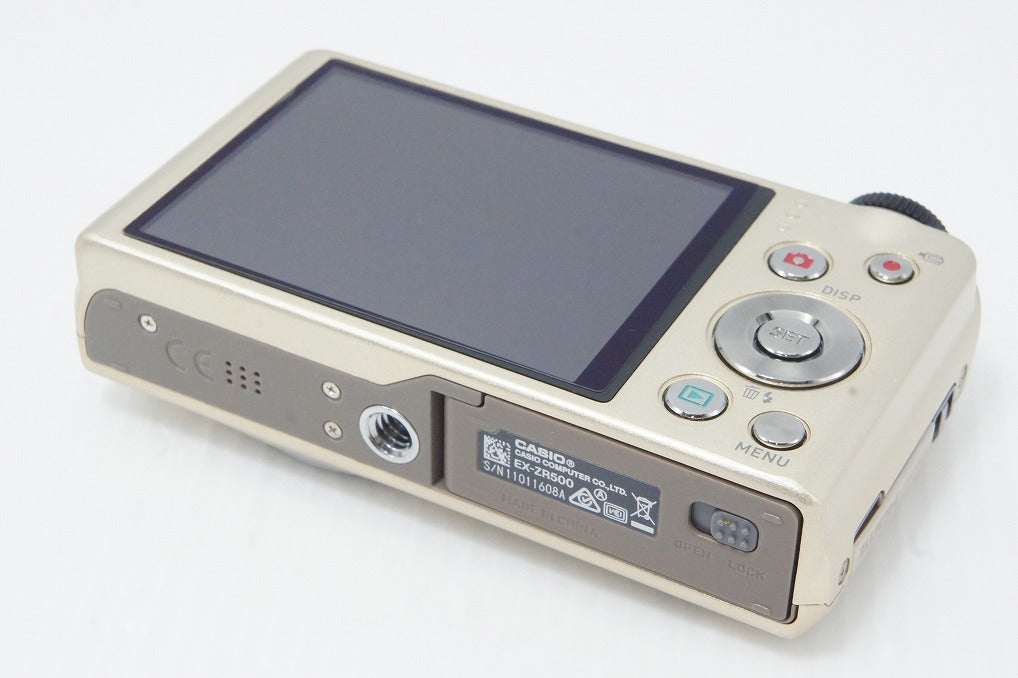 美品 CASIO カシオ HIGH SPEED EXILIM EX-ZR500 コンパクトデジタルカメラ ゴールド 260612ac