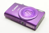 美品 Canon キヤノン IXY 630 コンパクトデジタルカメラ パープル 240412d