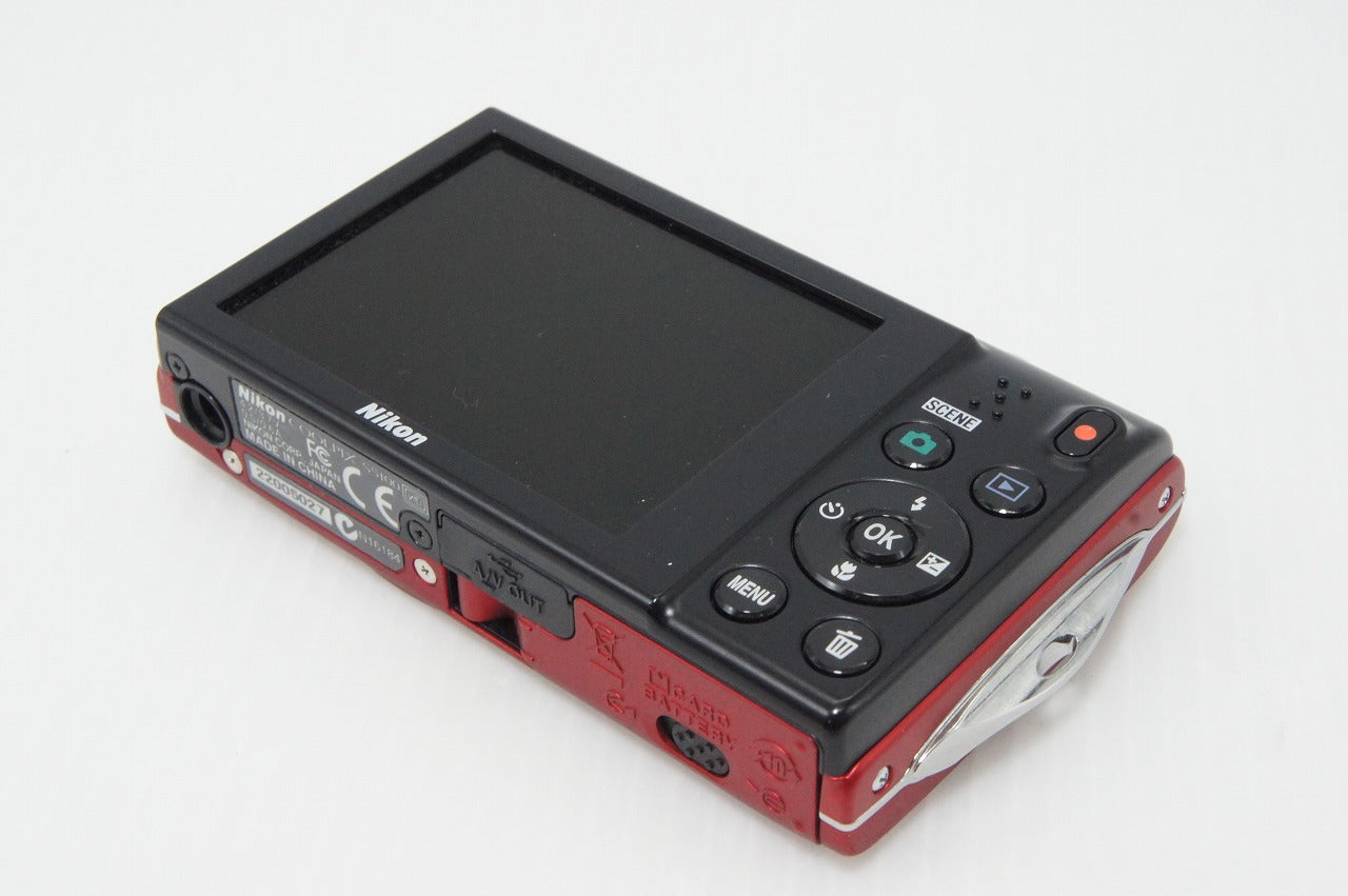 美品 Nikon ニコン COOLPIX S5100 コンパクトデジタルカメラ クリアレッド 元箱付 260414h