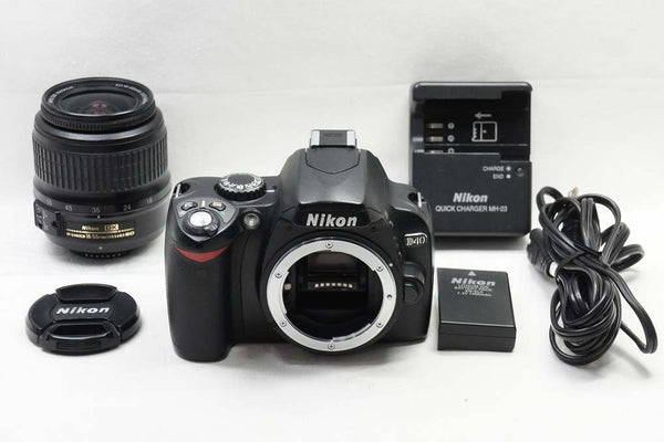 Nikon ニコン D40 + AF-S 18-55mm GII レンズキット デジタル一眼レフカメラ 250413c