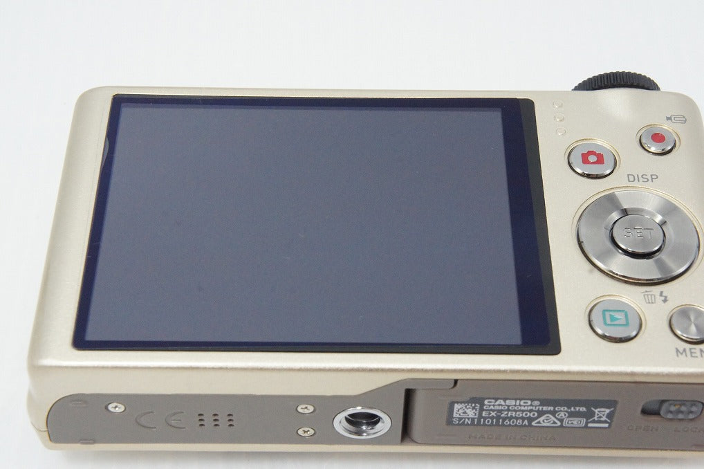 美品 CASIO カシオ HIGH SPEED EXILIM EX-ZR500 コンパクトデジタルカメラ ゴールド 260612ac