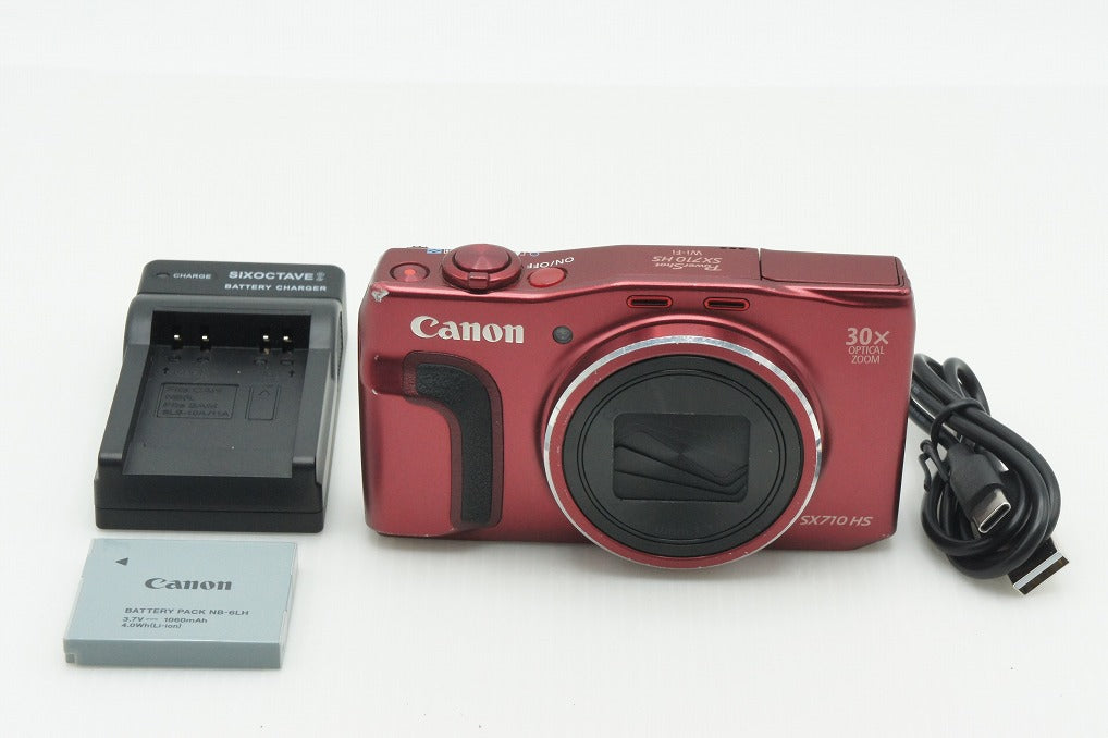 Canon キヤノン PowerShot SX710 HS コンパクトデジタルカメラ レッド 260304g