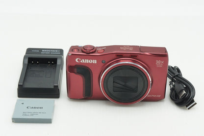 Canon キヤノン PowerShot SX710 HS コンパクトデジタルカメラ レッド 260304g