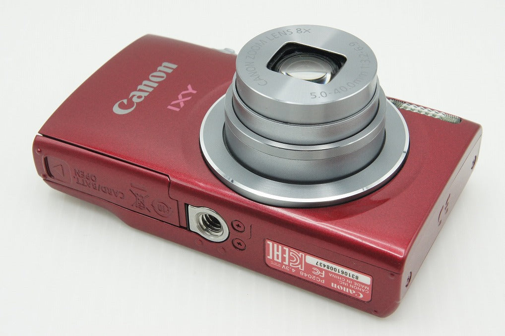 美品 Canon キヤノン IXY 120 コンパクトデジタルカメラ レッド 元箱付 260309b