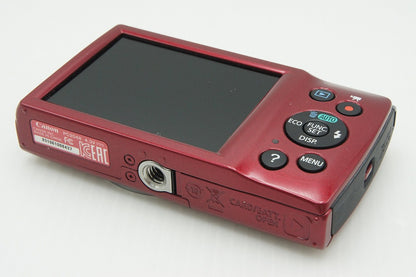 美品 Canon キヤノン IXY 120 コンパクトデジタルカメラ レッド 元箱付 260309b
