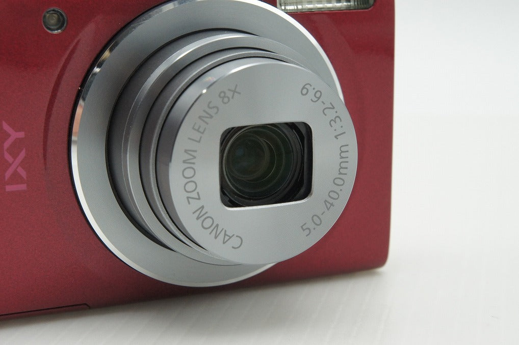 美品 Canon キヤノン IXY 120 コンパクトデジタルカメラ レッド 元箱付 260309b