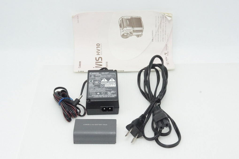 Excellent Canon iVIS HV10 Digital Video Camera Burnish Silver 260413u