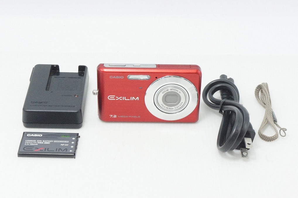 Excellent Condition CASIO EXILIM EX-Z77 Compact Digital Camera Red 260612i