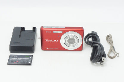 Excellent Condition CASIO EXILIM EX-Z77 Compact Digital Camera Red 260612i