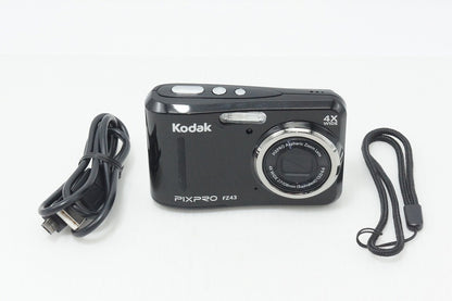 Excellent Condition Kodak PIXPRO FZ43 Compact Digital Camera Black 260612q