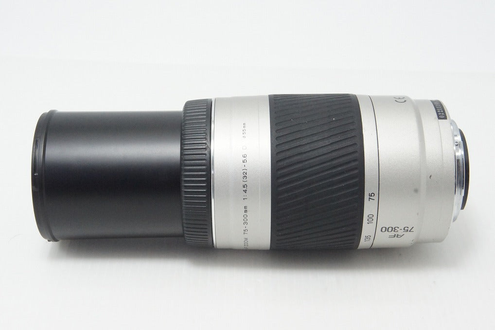 MINOLTA AF ZOOM 75-300mm F4.5-5.6 D SONY α Mount Zoom Lens Silver 260415g