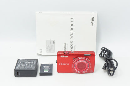 良品 Nikon ニコン COOLPIX S6300 コンパクトデジタルカメラ アーバンレッド 260612m