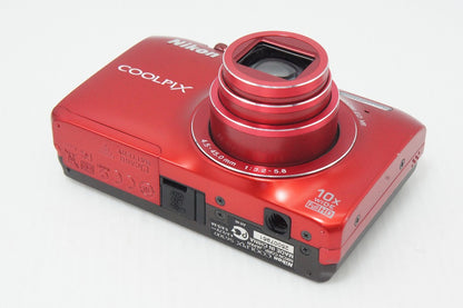 良品 Nikon ニコン COOLPIX S6300 コンパクトデジタルカメラ アーバンレッド 260612m
