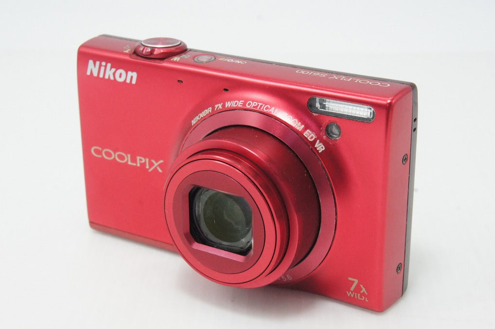 Nikon COOLPIX S6100 Compact Digital Camera Super Red 260413n