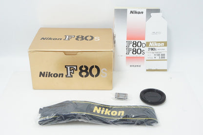 [Excellent] Nikon F80S Body Film SLR Camera with Original Box 260612n