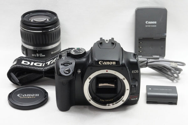 Canon キヤノン EOS Kiss Digital X レンズキット EF-S 18-55mm II USM デジタル一眼レフ 240413j