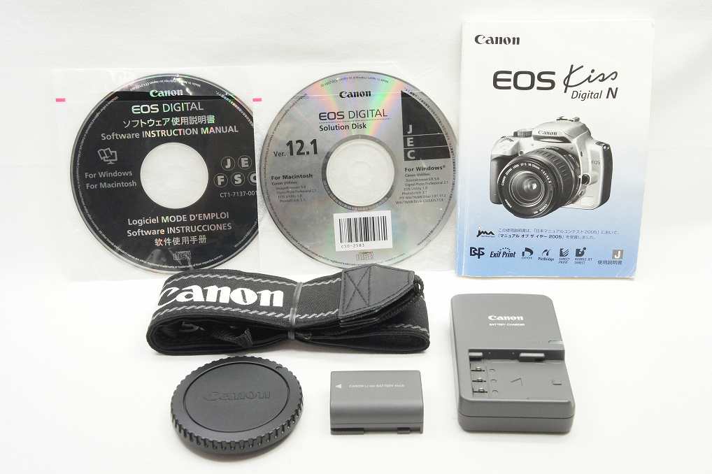 Canon EOS Kiss Digital N 本体と付属品 Amazon | Canon EOS KISS デジタル N シルバー レンズキット