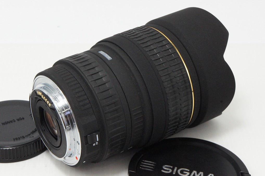 美品 SIGMA シグマ 15-30mm F3.5-4.5 EX DG ASPHERICAL Canon キヤノン EFマウント ズームレンズ ケース付 260414x