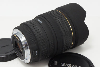 美品 SIGMA シグマ 15-30mm F3.5-4.5 EX DG ASPHERICAL Canon キヤノン EFマウント ズームレンズ ケース付 260414x