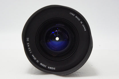 美品 SIGMA シグマ 15-30mm F3.5-4.5 EX DG ASPHERICAL Canon キヤノン EFマウント ズームレンズ ケース付 260414x
