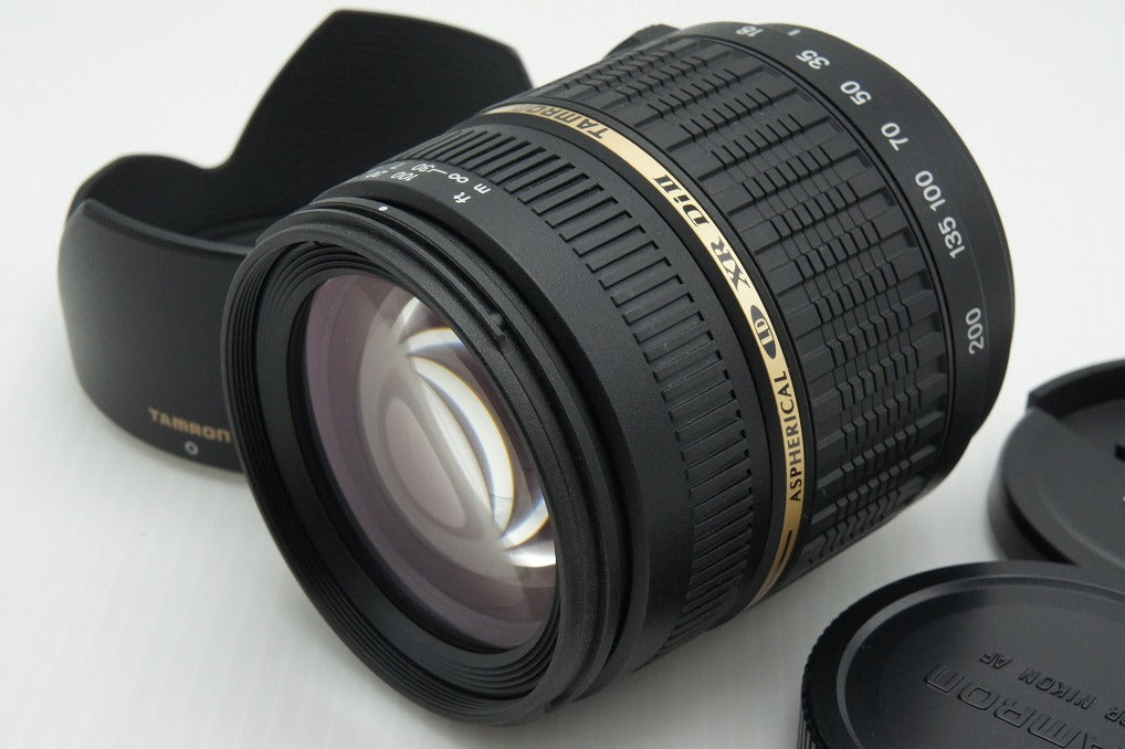 TAMRON AF 18-200mm F3.5-6.3 XR Di II LD Aspherical IF MACRO A14 Nkon Fマウント A14NII APS-C フード付 260309y