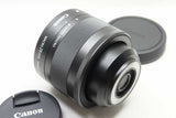 美品 Canon キヤノン EF-M 28mm F3.5 MACRO IS STM EF-Mマウント APS-C ミラーレス用 単焦点レンズ 250120ao